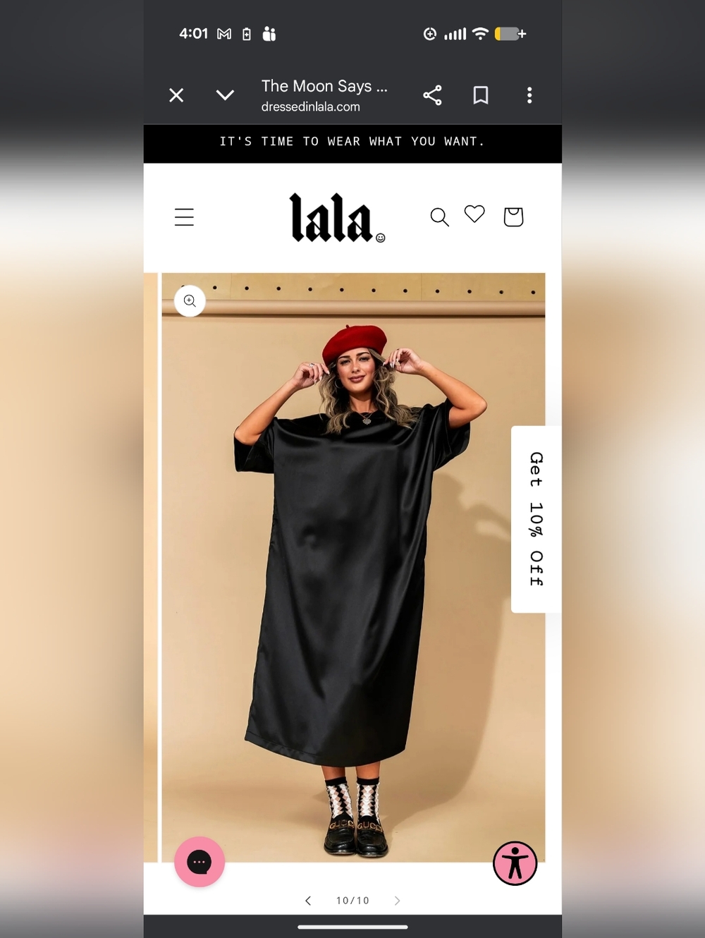 Dressed In Lala Black Women’s Midi Dress